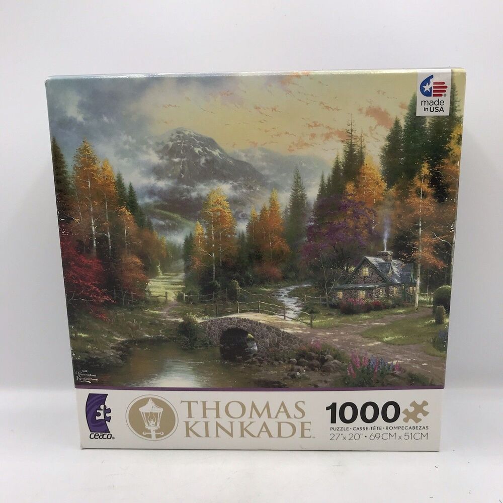 Ceaco Thomas Kinkade The Valley of Peace Jigsaw Puzzle - 1000 Piece NEW SEALED